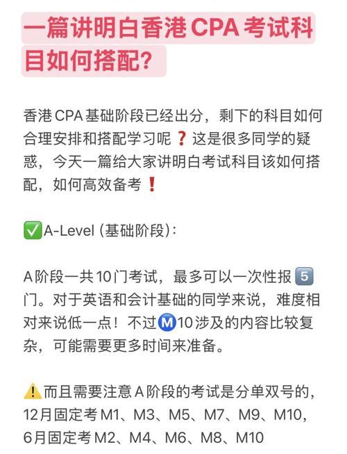 香港注册会计师的考试内容是什么