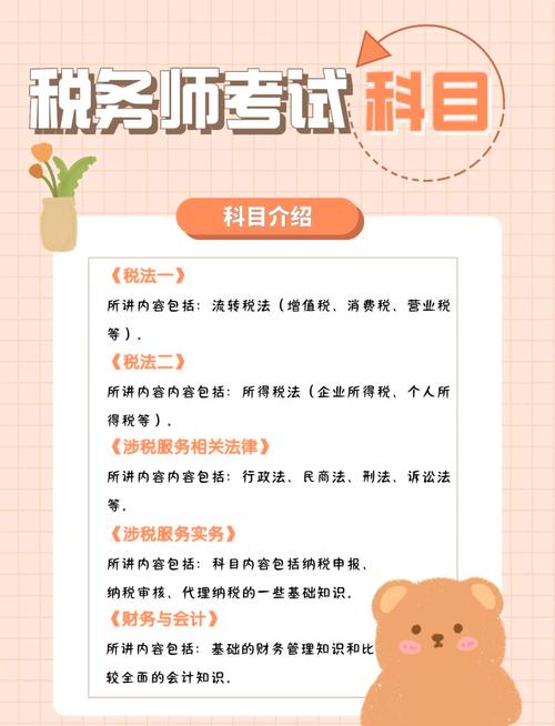 税务师考试科目，2025税务师考试科目