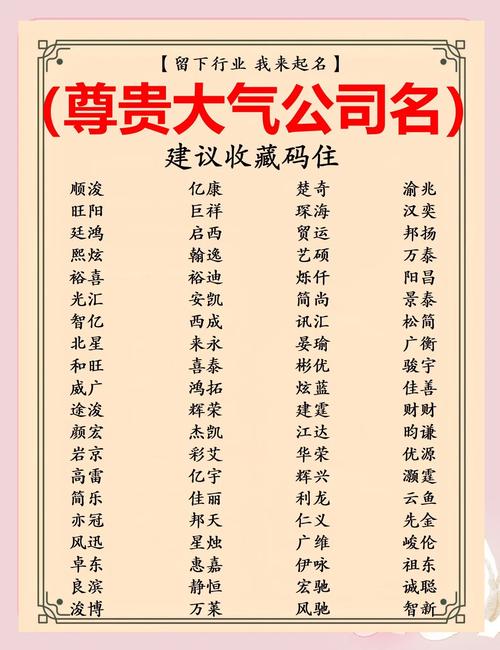 智能化科技公司名字起名大全