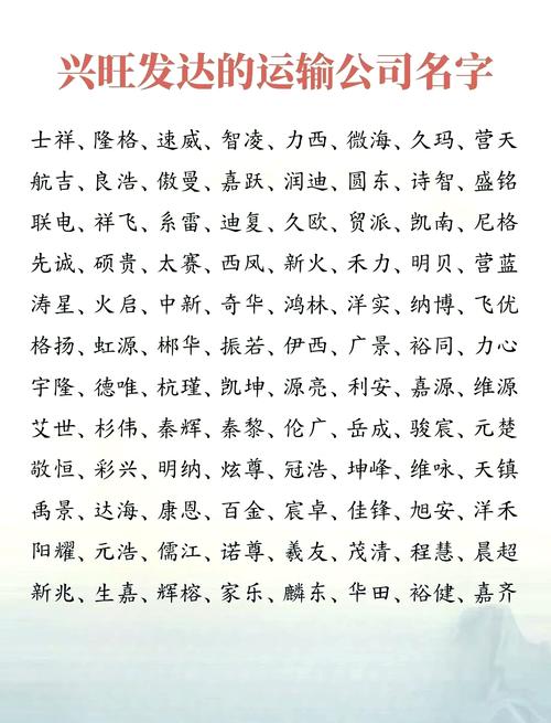 新公司取名字大全四个字四个字有寓意的公司名称