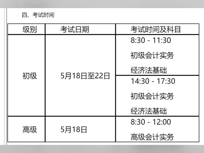 初级会计考试一年考几次