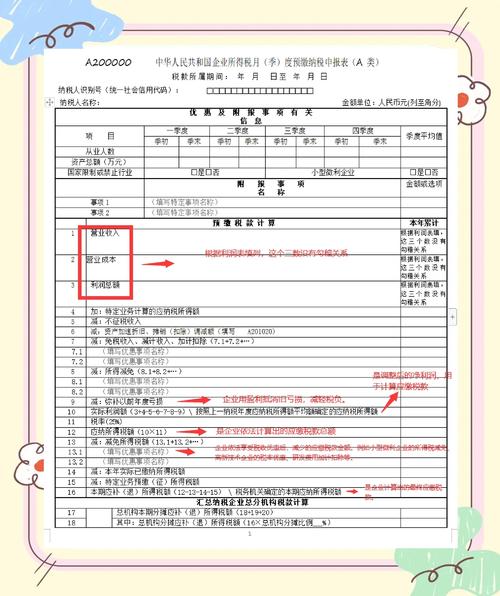 小规模纳税人企业所得税怎么填申报表