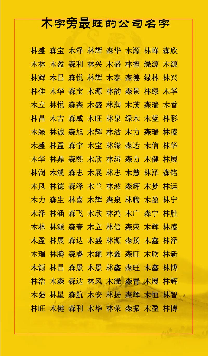 开公司怎么取名字啊?